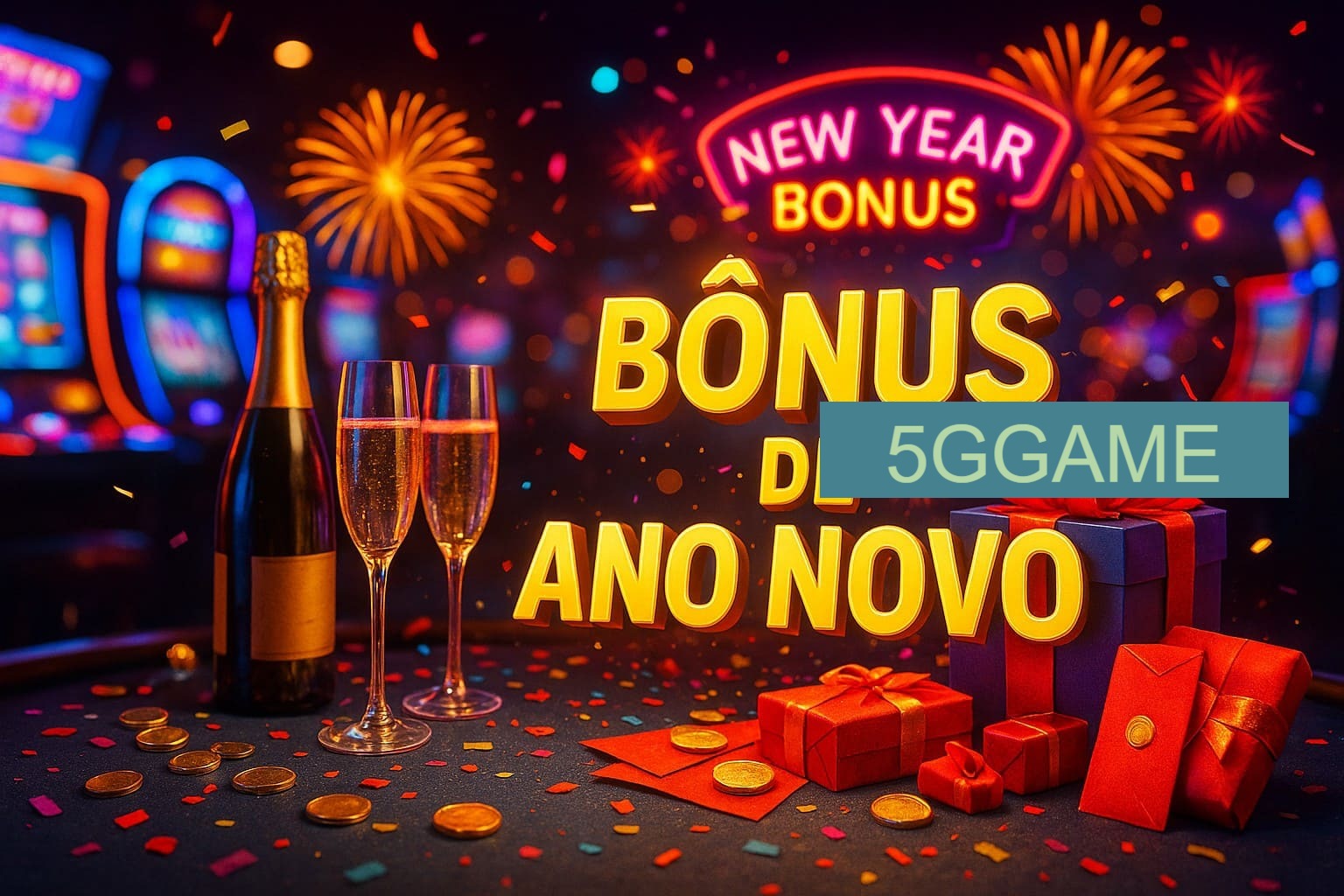 Promoções de Ano Novo no 5GGAME
